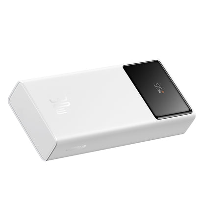 Baseus Star Lord External Battery, 20000mAh, 30W, QC + PD, 1 x USB-C - 2 x USB-A, White P10022904213-00