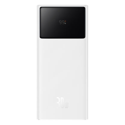 Baseus Star Lord External Battery, 20000mAh, 30W, QC + PD, 1 x USB-C - 2 x USB-A, White P10022904213-00