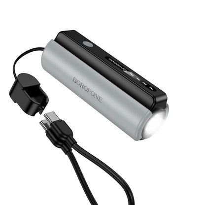 Borofone BJ87 Star External Battery, 5000mAh, 10W, 1 x USB-C, Gray