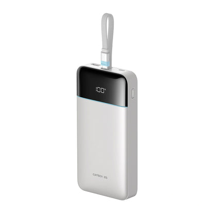 Cuktech LPB252N Power Bank, 25000mAh, 120W, QC + PD, 1 x USB-A - 2 x USB-C, White