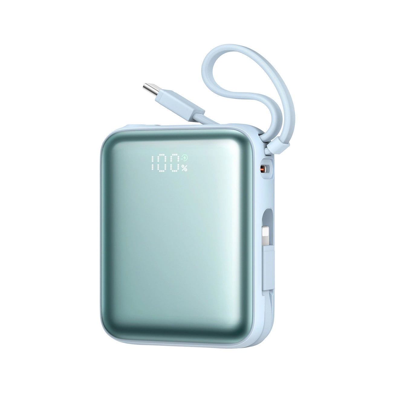 Joyroom JR-PBF27 External Battery, 10000mAh, 22.5W, PD, 1 x Lightning - 2 x USB-C, Blue