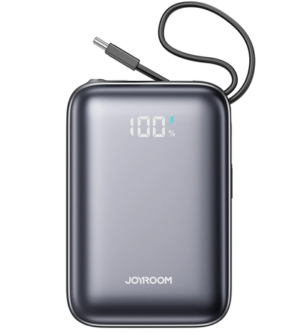 Joyroom JR-PBF29 External Battery, 20000mAh, 22.5W, QC + PD, 1 x Lightning - 2 x USB-C, Black