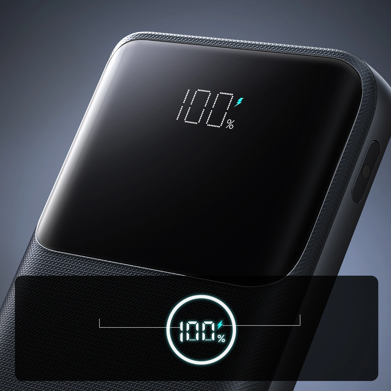 Joyroom JR-QP191 External Battery, 10000mAh, 22.5W, QC + PD, 1 x USB-A - 2 x USB-C, Black