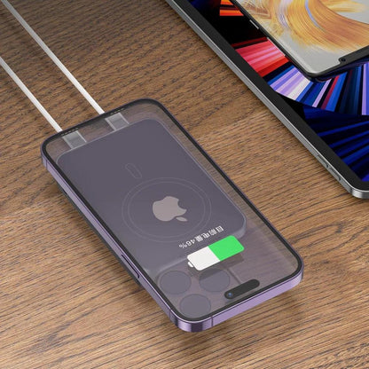 Proove Hoodman Wireless External Battery, 10000mAh, 20W, PD + FQI, 1 x QI - 1 x USB-C, Gray PBH120010003