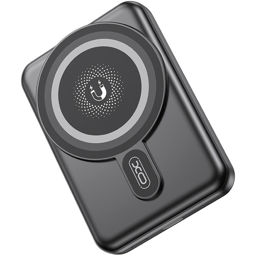 XO Design PR264 Wireless External Battery, 10000mAh, 20W, PD + FQI, 1 x USB-C, Black