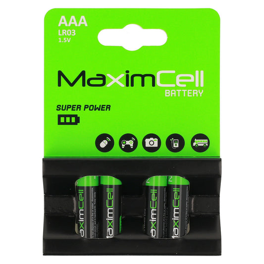 MaximCell Super Power Battery, AAA / LR3, Set of 4 pieces