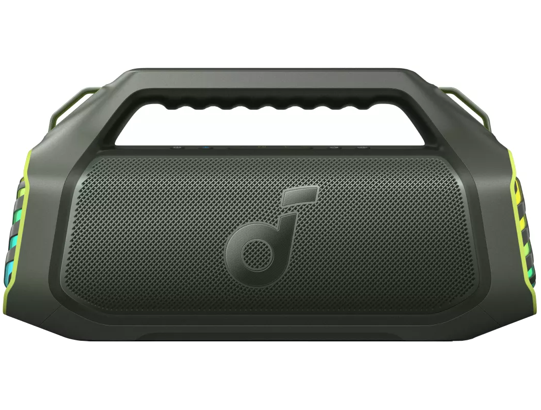 Anker SoundCore Boom 2 Plus New Version Portable Bluetooth Speaker, 140W, TWS, RGB, Waterproof, Green A3134062