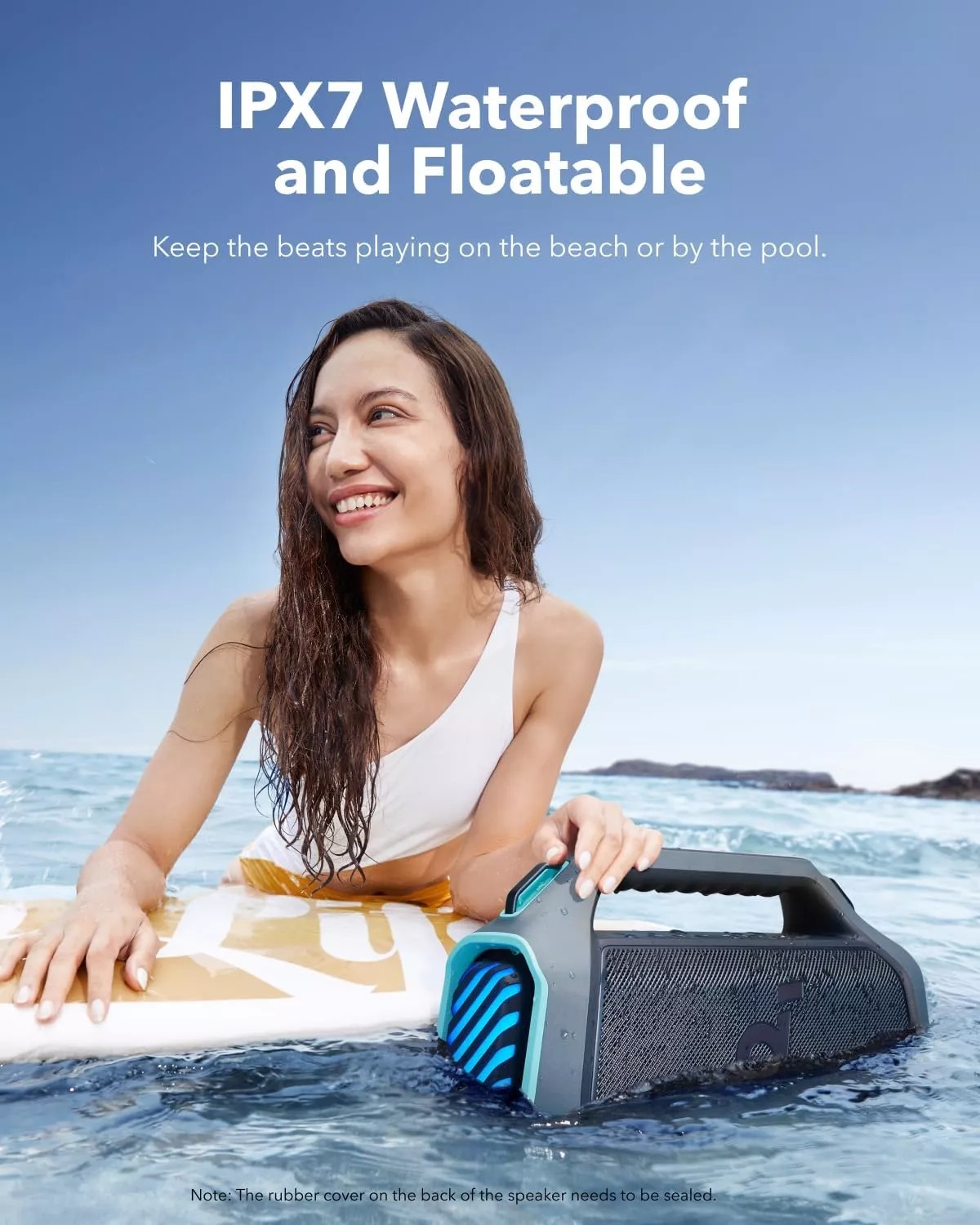Anker SoundCore Boom 2 Plus New Version Portable Bluetooth Speaker, 140W, TWS, RGB, Waterproof, Blue A3134032