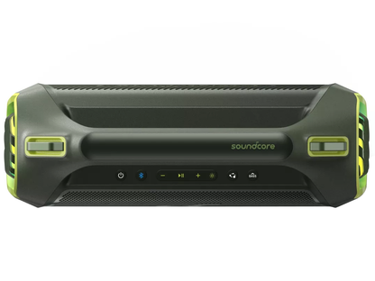 Anker SoundCore Boom 2 Plus New Version Portable Bluetooth Speaker, 140W, TWS, RGB, Waterproof, Green A3134062