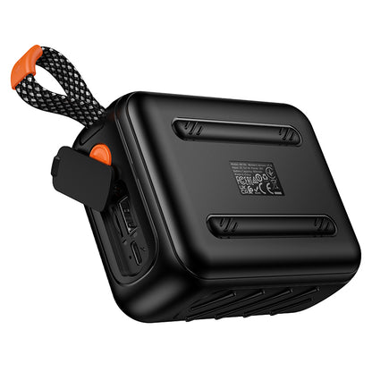 Borofone BR106 Felicitous Portable Bluetooth Speaker, 8W, TWS, RGB, Black