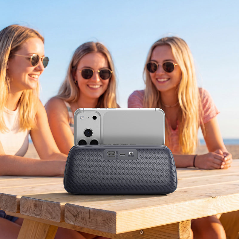 Borofone BR108 Serenjoy Portable Bluetooth Speaker, 5W, TWS, Gray