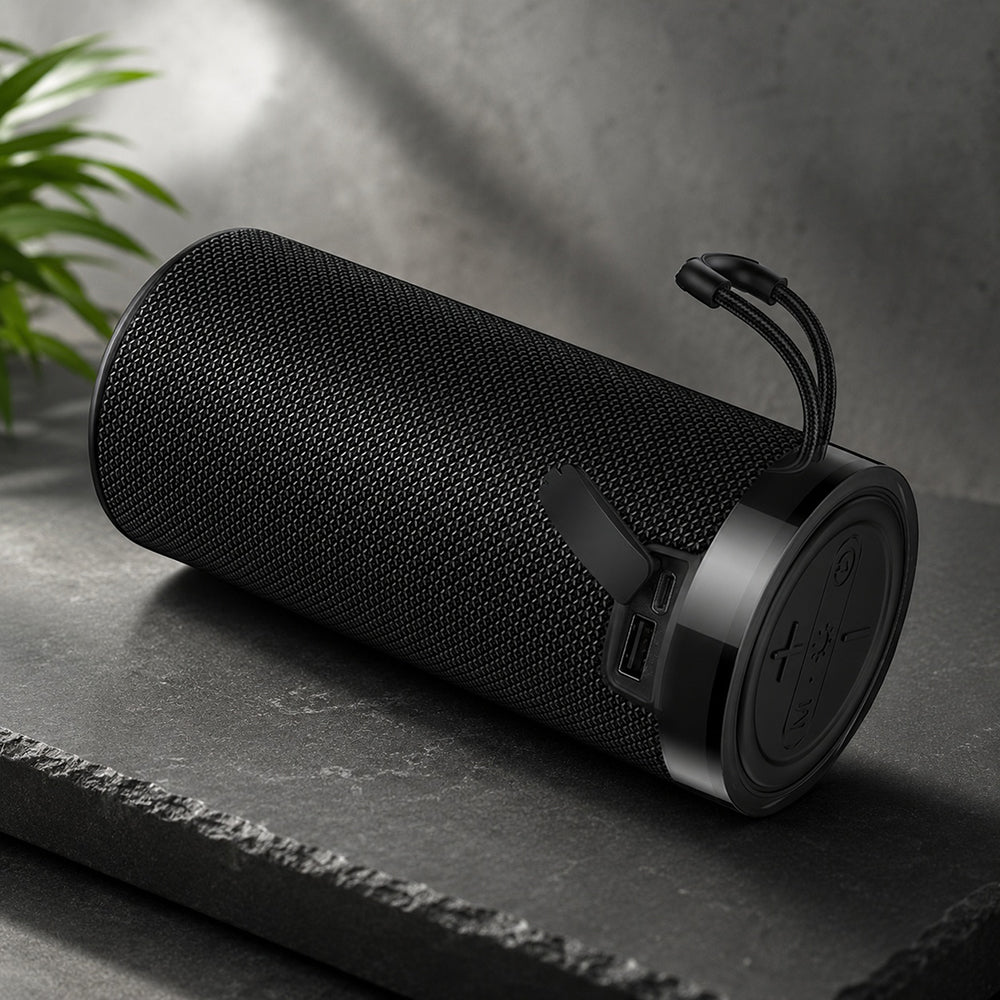 Borofone BR105 Loud Portable Bluetooth Speaker, 10W, TWS, RGB, Navy Blue