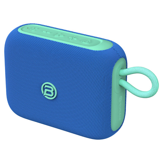 Bugani Rove Go 5 Portable Bluetooth Speaker, 12W, TWS, Waterproof, Blue