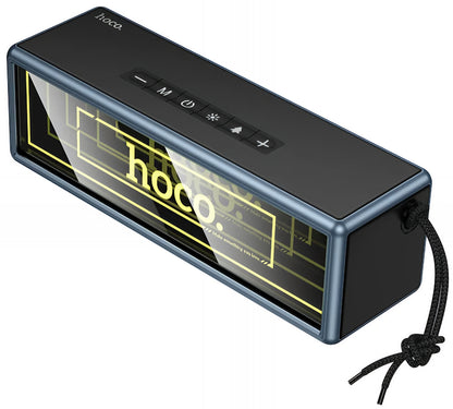 HOCO HC40 Portable Bluetooth Speaker, 2 x 10W, TWS, RGB, Black