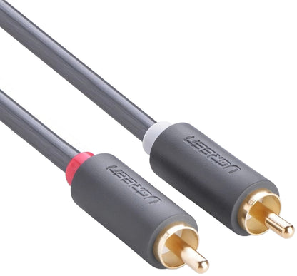UGREEN AV104 Audio Cable, 2 x RCA - 2 x RCA, 5m, Black