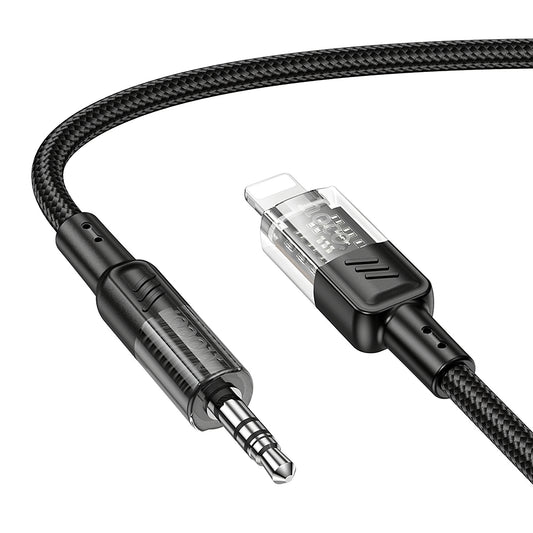 Lightning Audio Cable - 3.5mm HOCO UPA27, 1.2m, Black