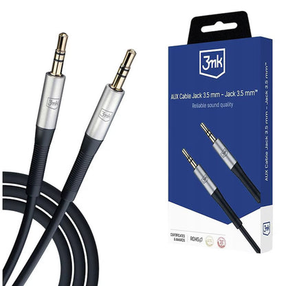 3.5mm Audio Cable - 3.5mm 3MK, 1m, Black