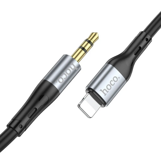 Lightning Audio Cable - 3.5mm HOCO UPA22, 1m, Black