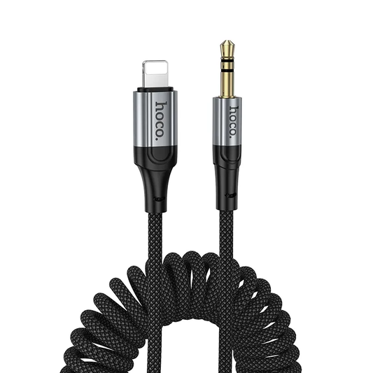 Lightning Audio Cable - 3.5mm HOCO UPA33A, 1.5m, Black