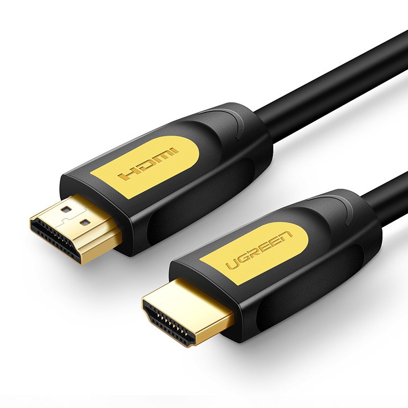 UGREEN HD101 Video Cable, HDMI - HDMI, 4K, 2m, Black Yellow
