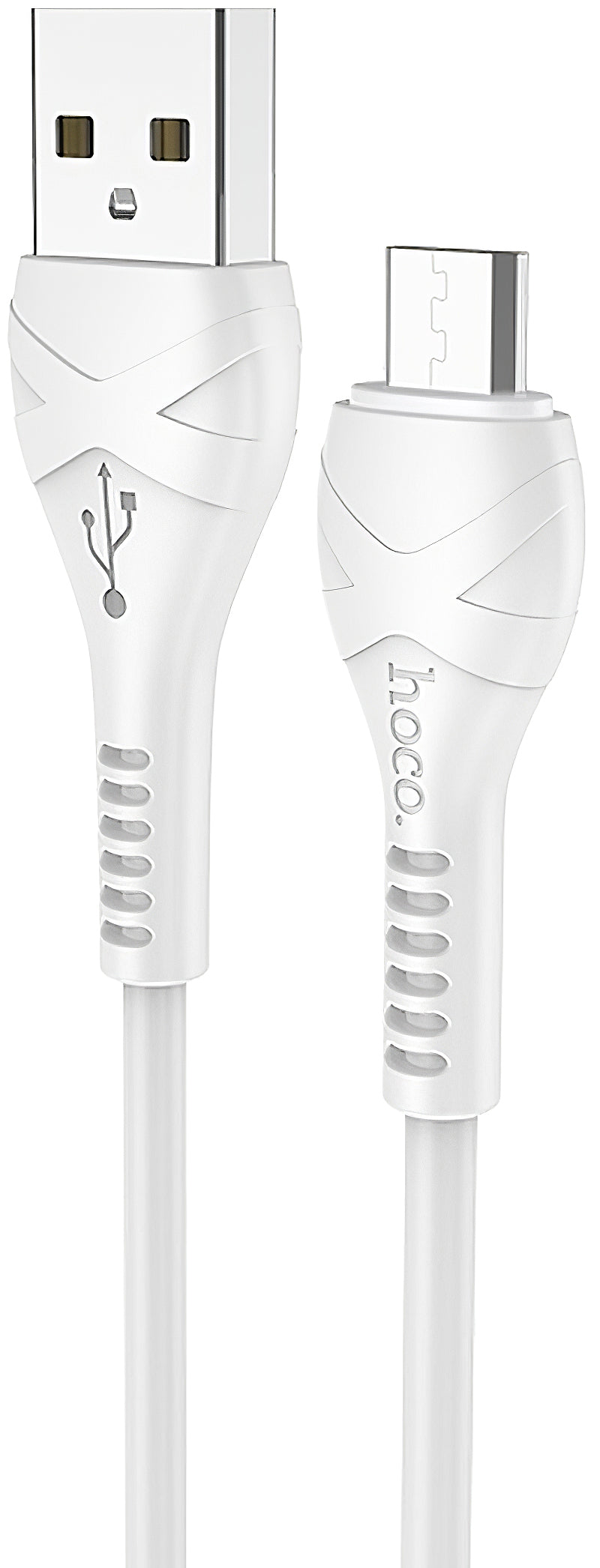 USB-A to microUSB Data and Charging Cable HOCO X37, 18W, 1m, White