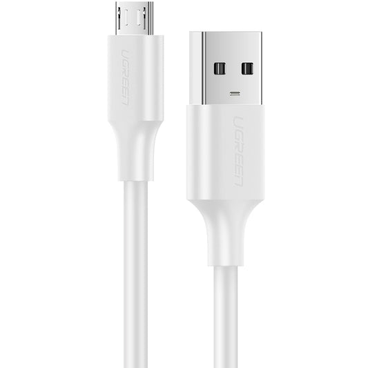 USB-A to microUSB Data and Charging Cable UGREEN US289, 18W, 1.5m, White