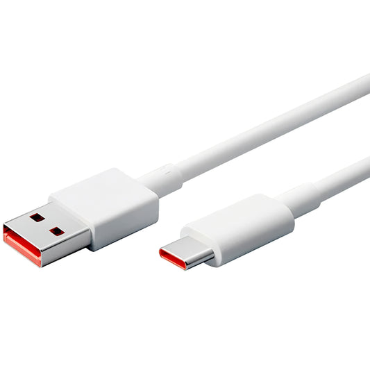 USB-A to USB-C Xiaomi Data and Charging Cable, 65W, 1m, White 45010000154S