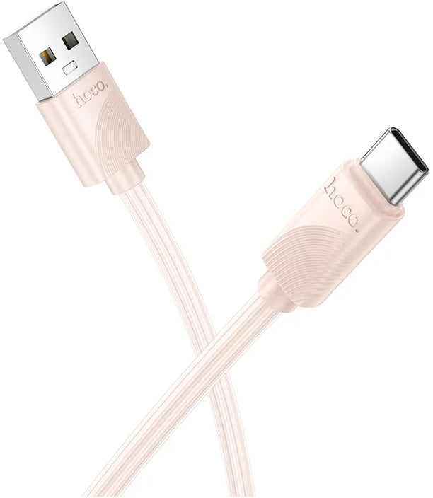 USB-A to USB-C Data and Charging Cable HOCO X114, 18W, 1m, Pink