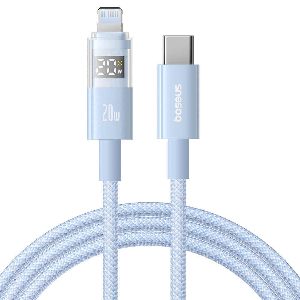 USB-C Data and Charging Cable - USB-C Baseus Display 2, 100W, 2m, Blue P10382702311-01