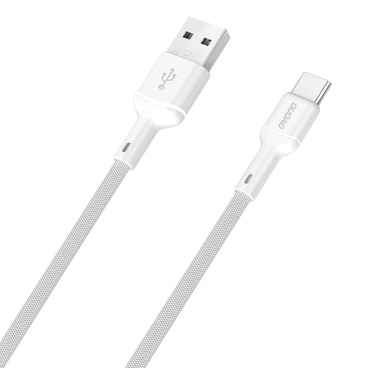 USB-A to USB-C Dudao L9T Data and Charging Cable, 100W, 1m, White