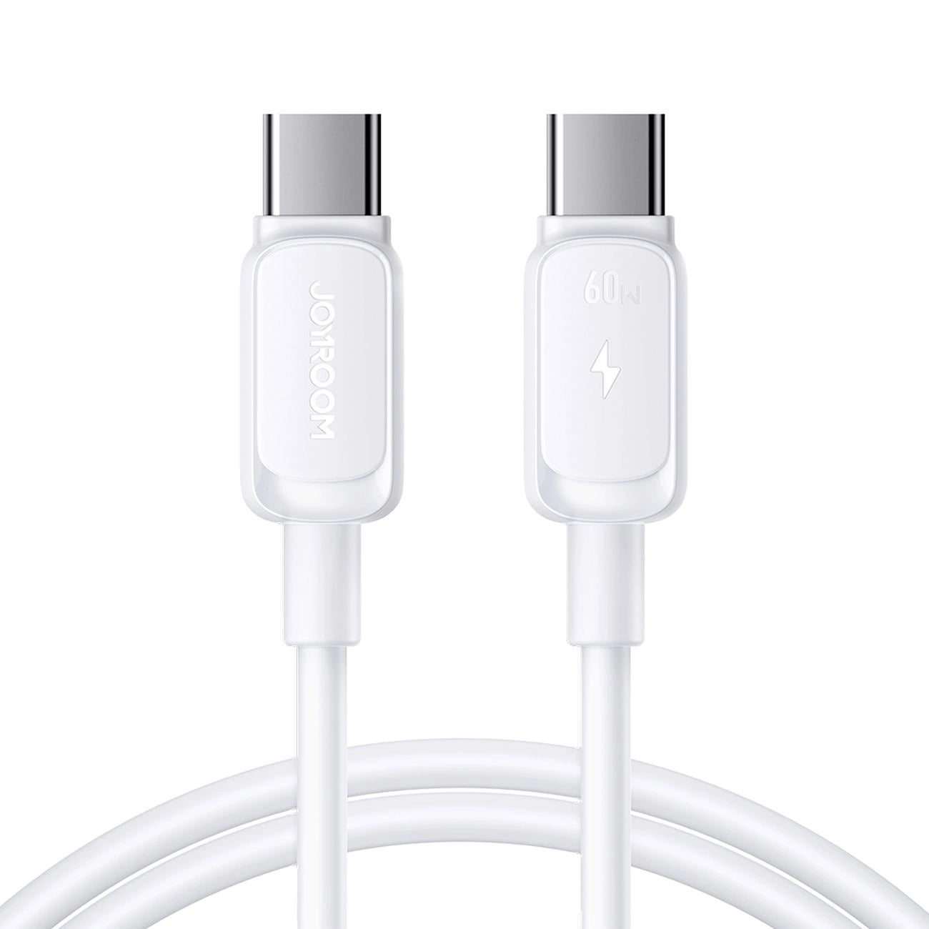 USB-C Data and Charging Cable - USB-C Joyroom S-A14, 60W, 1.2m, White