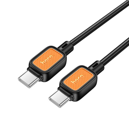 USB-C Data and Charging Cable - USB-C HOCO X108, 60W, 1m, Black