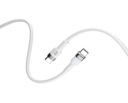 USB-C Data and Charging Cable - USB-C Forever Flexible, 100W, 2m, White