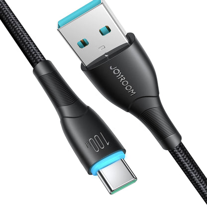 USB-A to USB-C Data and Charging Cable Joyroom S-A32, 100W, 1m, Black