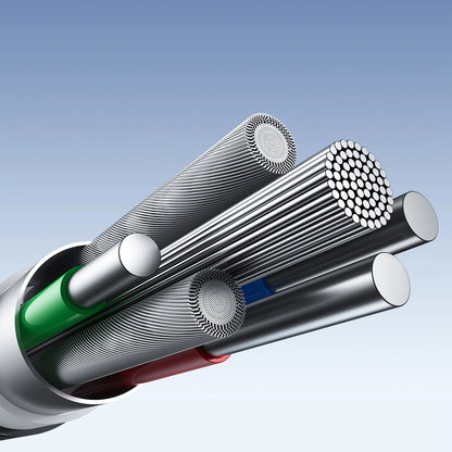 USB-C Data and Charging Cable - USB-C Joyroom S-A25 Light-Speed, 100W, 1.2m, Black