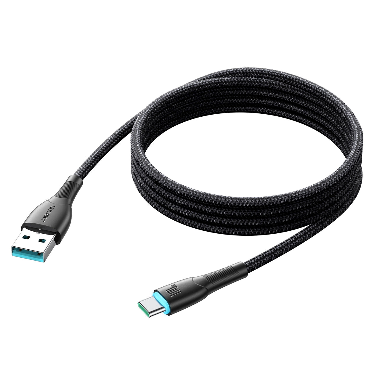 USB-A to USB-C Data and Charging Cable Joyroom S-A32, 100W, 1m, Black
