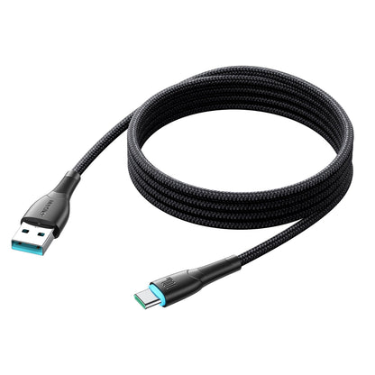USB-A to USB-C Data and Charging Cable Joyroom S-A32, 100W, 1m, Black