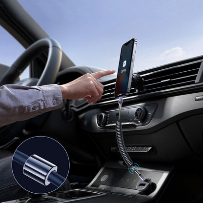 USB-C Data and Charging Cable - USB-C Joyroom S-A43 Crystal, 60W, 1.5m, Black