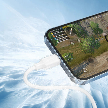 USB-A to Lightning Data and Charging Cable Joyroom S-A9, 18W, 1m, White