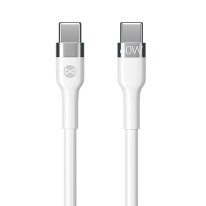 USB-C Data and Charging Cable - USB-C Forever Flexible, 60W, 2m, White