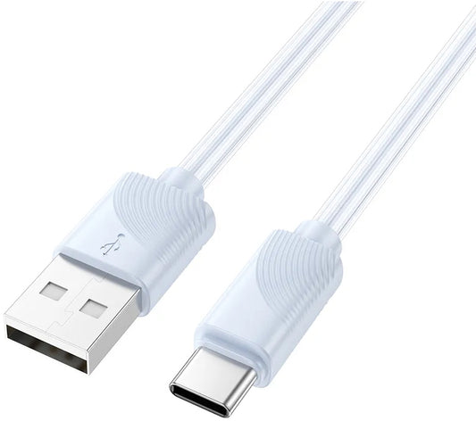 USB-A to USB-C Data and Charging Cable HOCO X114, 18W, 1m, Blue