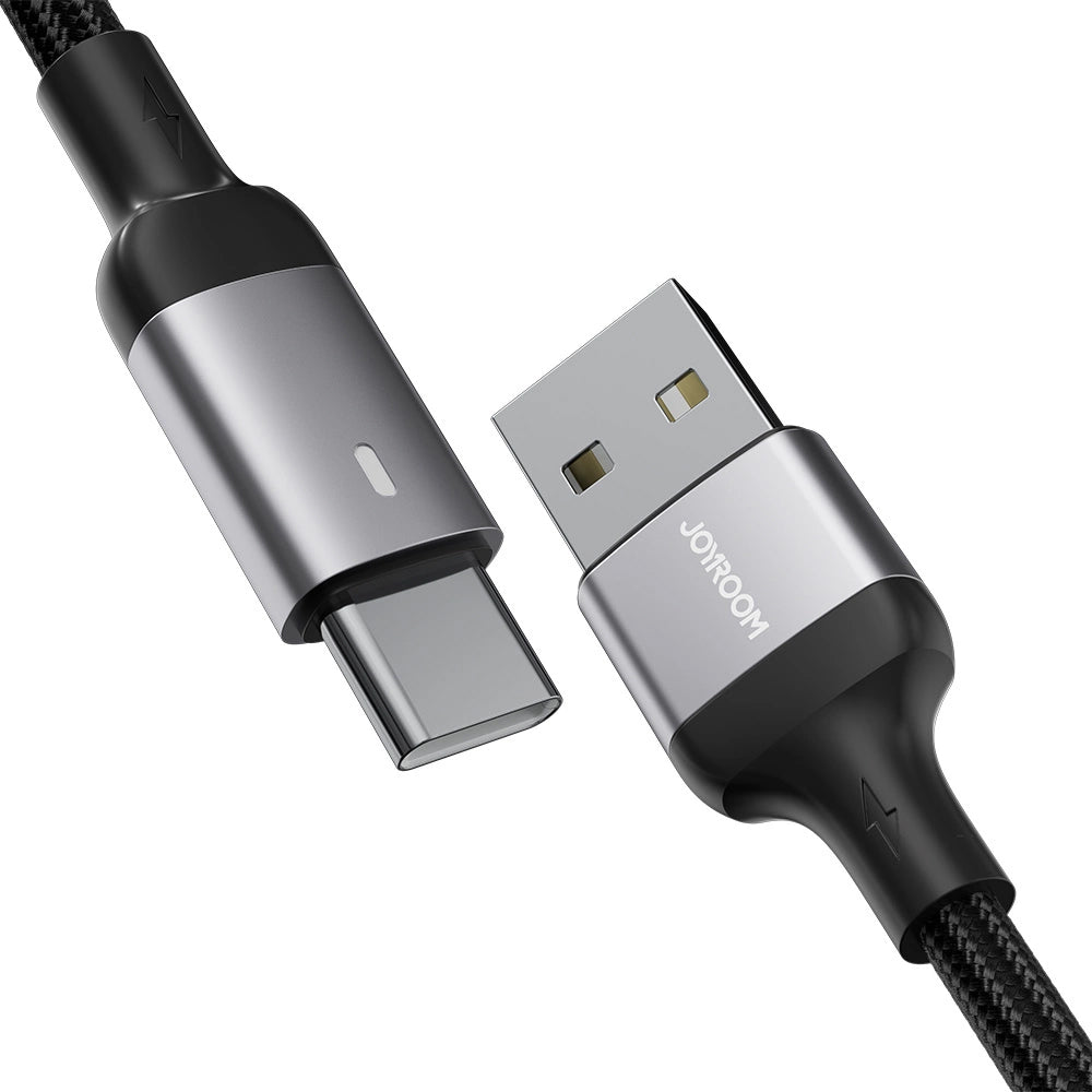 USB-A to USB-C Data and Charging Cable Joyroom A10, 18W, 1.2m, Black
