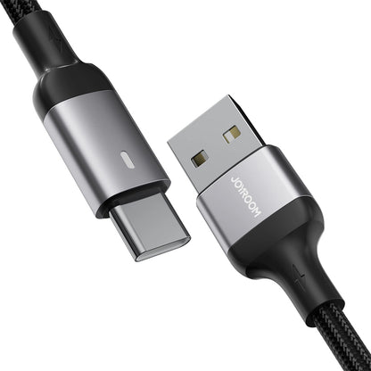USB-A to USB-C Data and Charging Cable Joyroom A10, 18W, 1.2m, Black