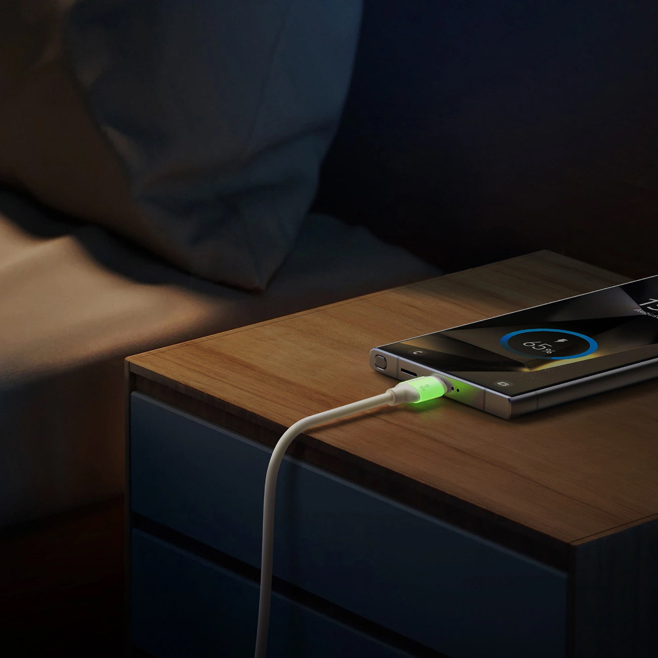 USB-A to USB-C Data and Charging Cable Joyroom S-A53, 18W, 1.2m, Beige