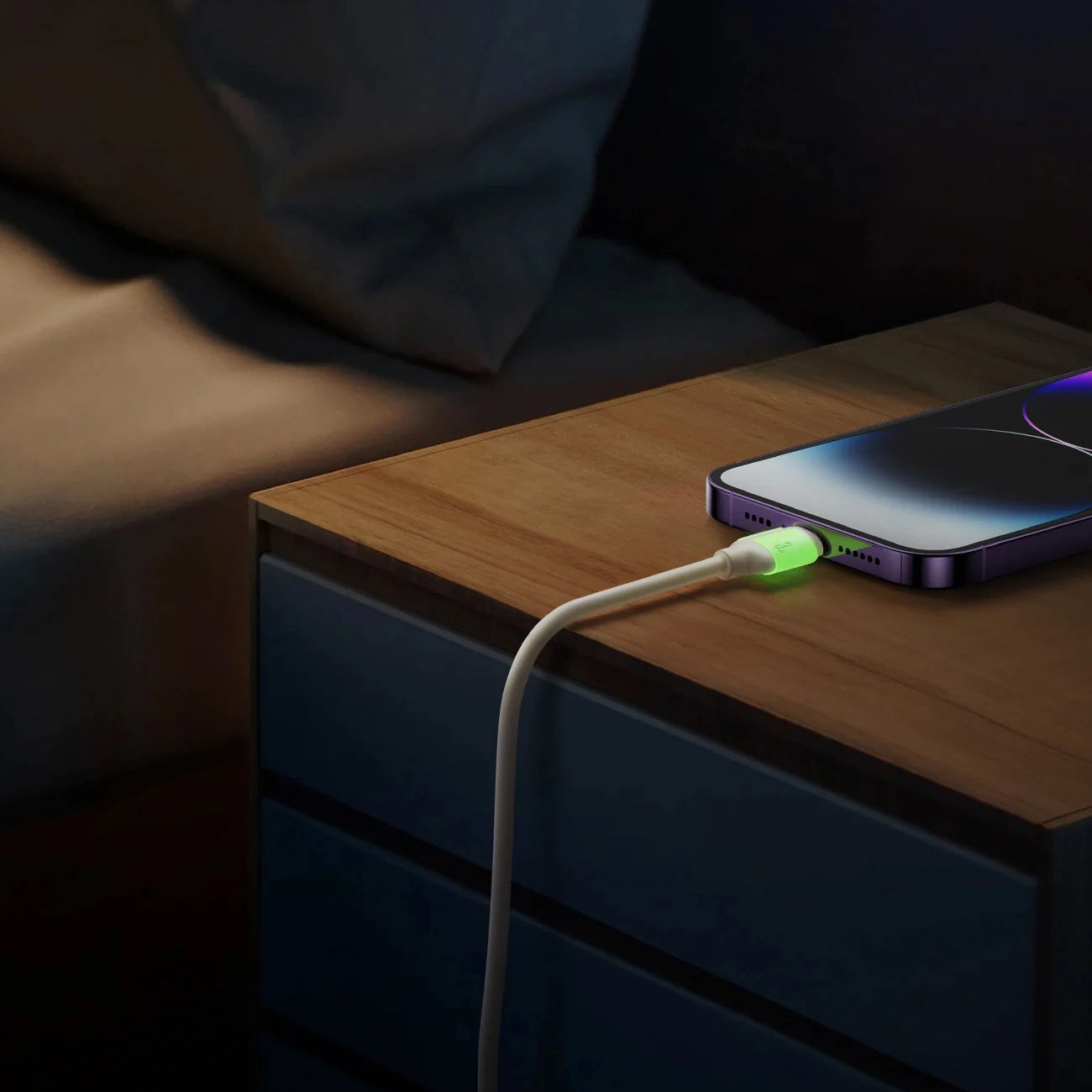 USB-C to Lightning Data and Charging Cable Joyroom S-A53, 30W, 1.2m, Beige