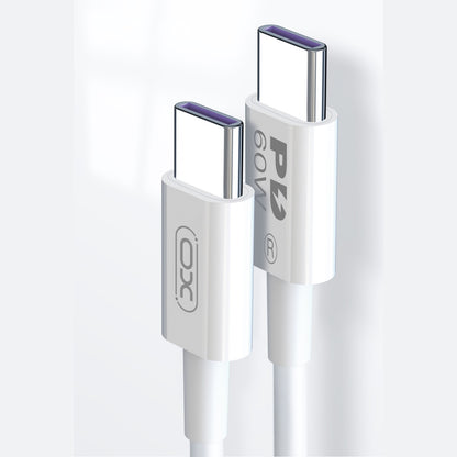 USB-C Data and Charging Cable - USB-C XO Design NB-Q190A, 60W, 1m, White