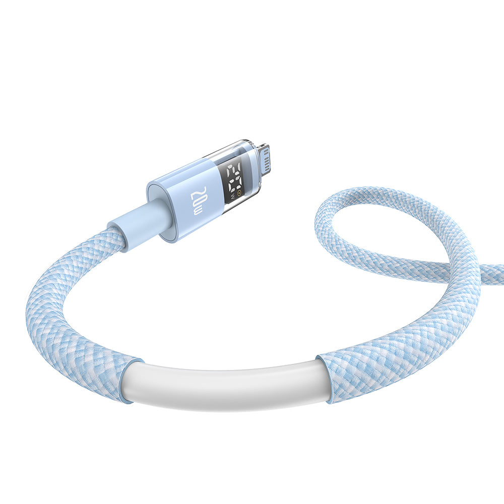 USB-C Data and Charging Cable - USB-C Baseus Display 2, 100W, 2m, Blue P10382702311-01