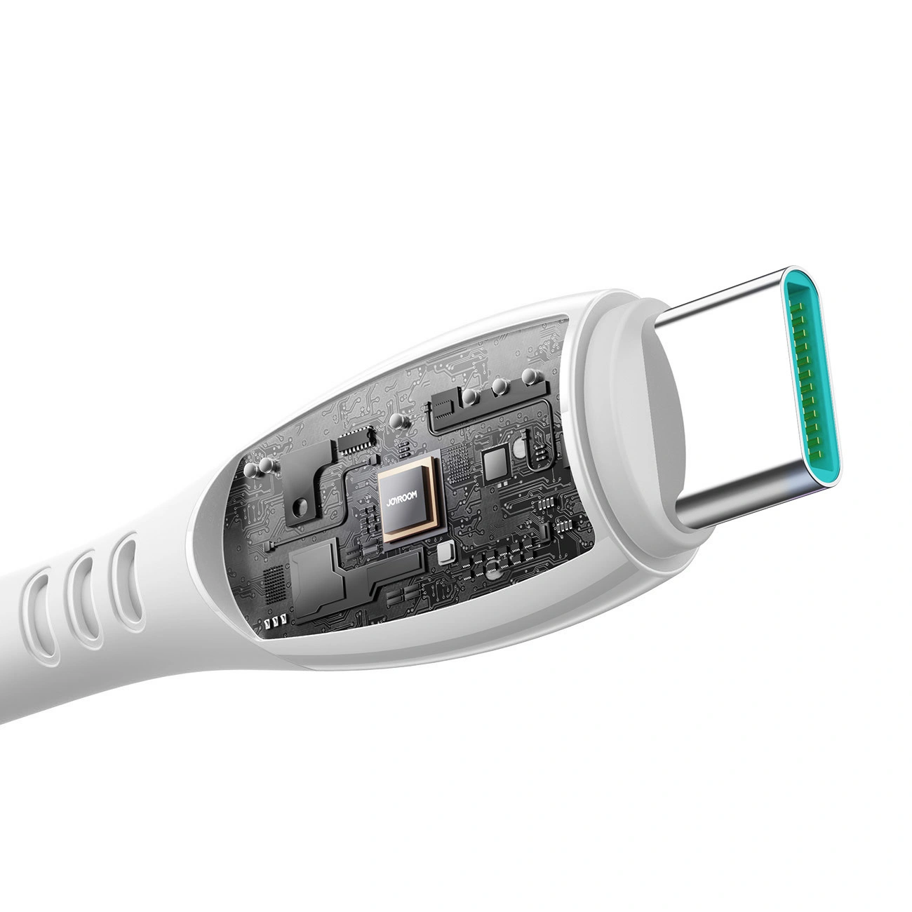 USB-C Data and Charging Cable - USB-C Joyroom S-A59 Vibrant, 60W, 1.2m, White