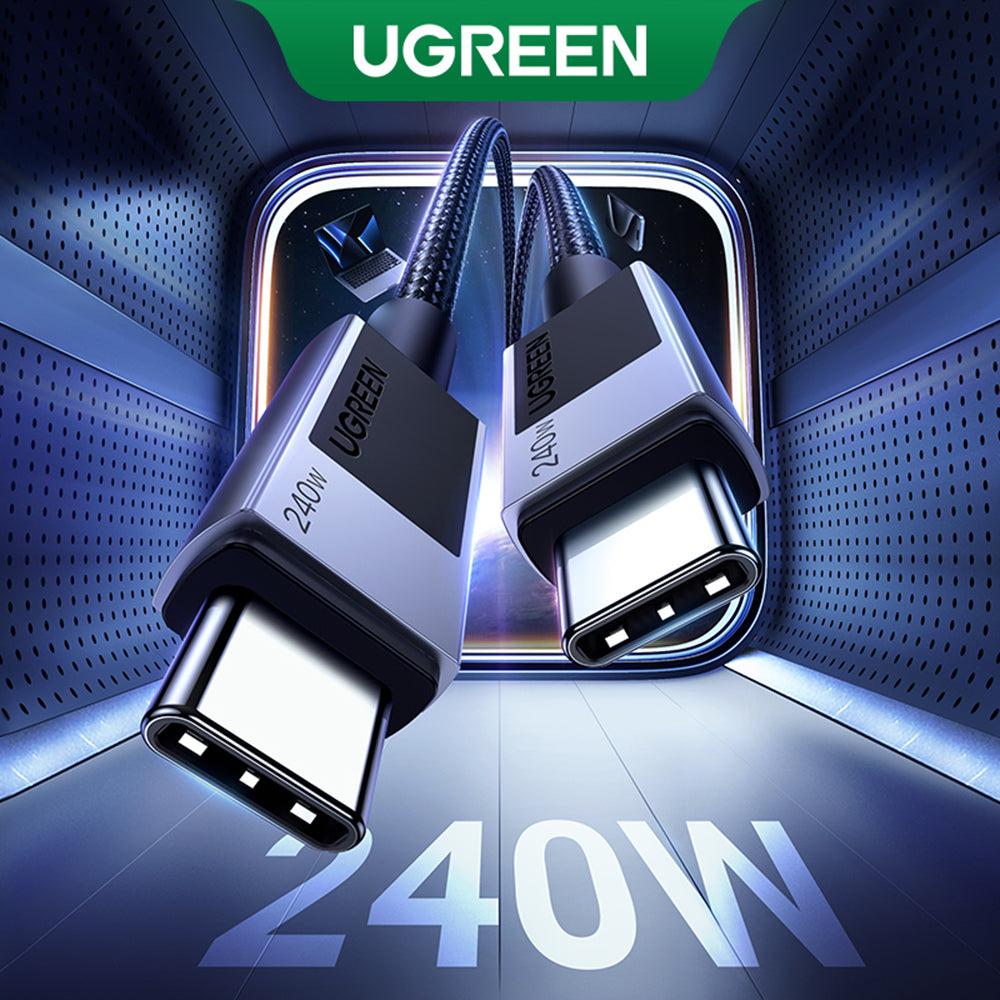 USB-C Data and Charging Cable - USB-C UGREEN L513, 240W, 1m, Black