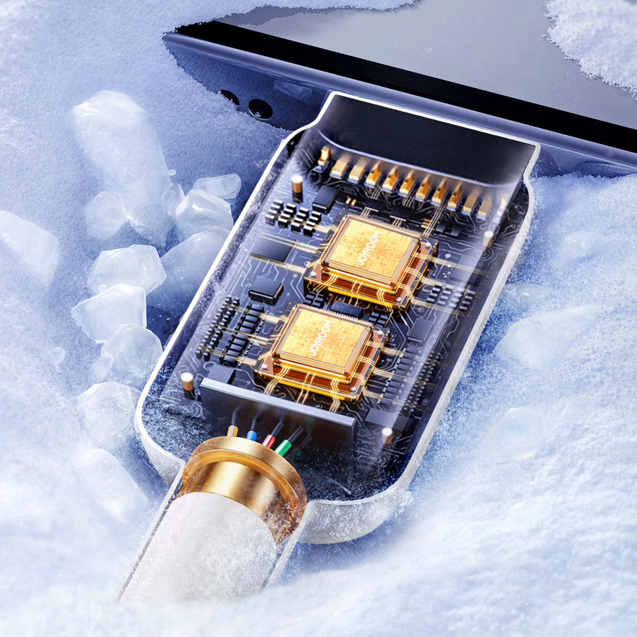 USB-A to USB-C Data and Charging Cable Joyroom S-A14, 20W, 1.2m, White